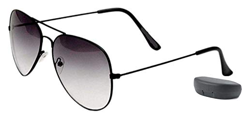 Image of Y&S Unisex UV Protected Sunglasses For Mens Womens In Black And Brown Combo Of 2 Man Woman Sun glasses Goggles Set (2ECX-7Q2T-Y6VB)