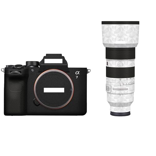 Mebont �J���������Y�ی�t�B���� Sony ��7IV/A7M4 + FE 70-200mm F2.8 GM OSS II/SEL70200GM2 �Ή� ���h�~�f�J�[���X�L�� �v���e�N�^�[���b�v(Triangular White)