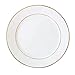 Moddeny Blanco con Bordes Dorados Plato de Porcelana Redondo clásico, vajilla de cerámica, Plato de cerámica, Plato de Carne, Plato de Ensalada, Plato de Frutas, microondas, frigorífico, lavavajillas
