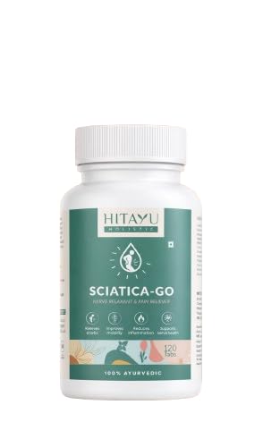 Sciatica Go | Nerve Relaxant & Pain Reliever | Ayurvedic Relief for Sciatic Pain, Inflammation & Nerve Health | Supports Mobility, Flexibility & Vata Balance |