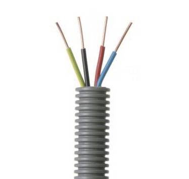 Polypipe - Gaine préfilée ICTA20 3X2,5mm2 + 1x1.5mm² noir Janofil Couronne de 100m