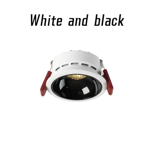 Foco empotrable LED antideslumbrante impermeable de 15W para techo con luz blanca cálida 3