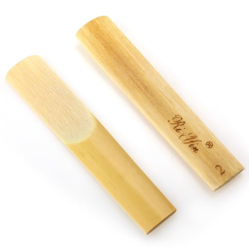 NANYI Bb Clarinet Traditional Reeds, 10 PCS with Portable Case (Strength 2.0)