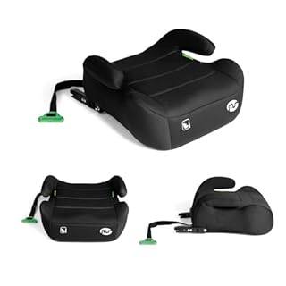 MS BabyWorld – RIALZO BOOSTER – I-Size per auto | CON ISOFIX | Con guida per cintura | Gruppo 3 | 125-150 cm | Seggiolino auto sicuro e confortevole