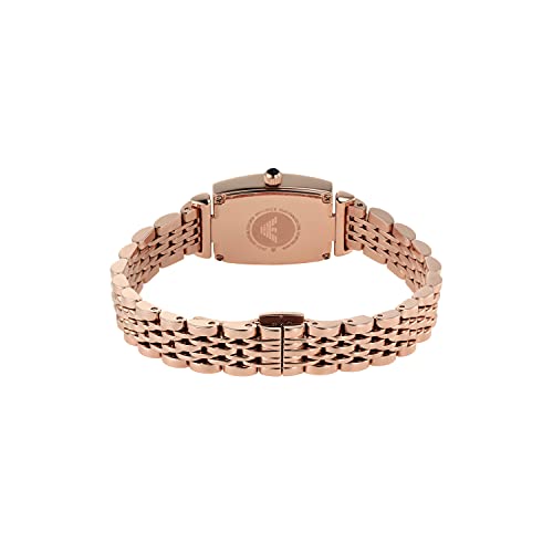 Emporio Armani Women's Two-Hand Rose Gold-Tone Stainless Steel Watch (Model: Ar11406) #TOP3