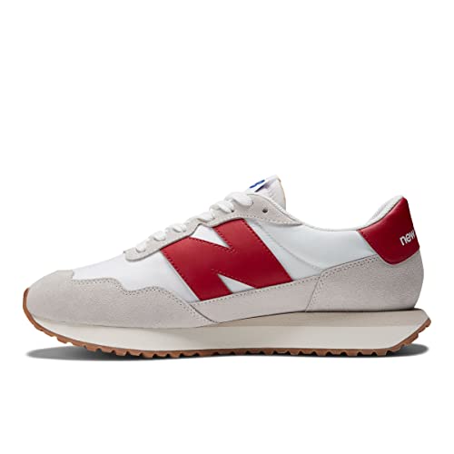 New Balance Tênis masculino clássico 237 V1, vermelho vinho, 45, Nimbus Cloud/Crimson, 11