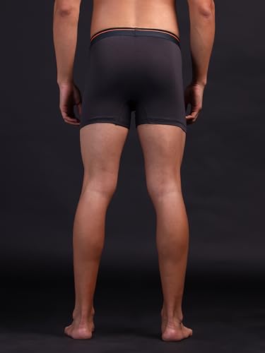 Image of TECHNOSPORT Men's Solid Trunks with Anti Microbial Properties - (Pack of 2)