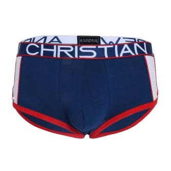 Andrew Christian Almost Naked Retro Mesh Boxer Blau - Größe L Cover