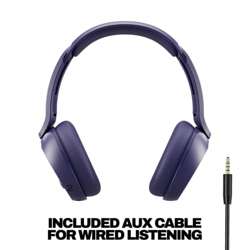 Image of Skullcandy Icon 180 Wireless On-Ear Bluetooth Headphones, Up to 50 Hours Battery, Lightweight and Travel Ready, Secure Fit, Sweat and Water Resistant, Microphone iPhone Android - Future