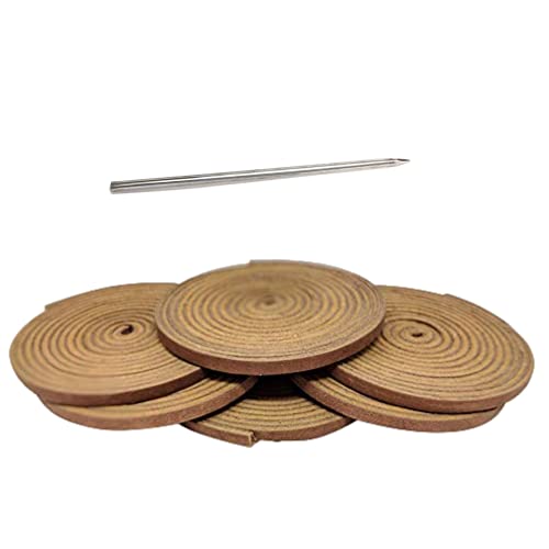 TOFL 6 Tan Baseball Glove Laces and a Lacing Needle,Makes It a Repair Kit