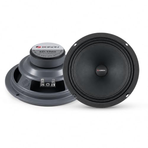 Edison ED-TR65 6.5 İnç (16 cm) Midrange Hoparlör | 80W Rms | 400W Max | 1" Voice Coil | 4 Ohm | 91 dB