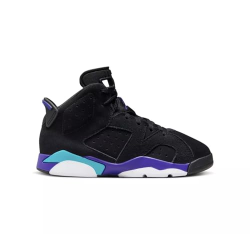 Little Kid's Jordan 6 Retro Aqua Blck/Bright Cncrd-Aquatn (DV3605 004) - 2.5