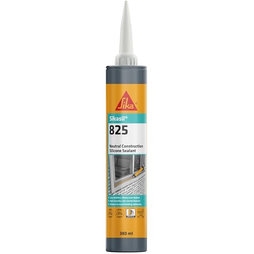 Sika Sikasil 825 Sealant – Excellent Adhesion – Internal And External Sealing Use – Magnolia – 380 ml
