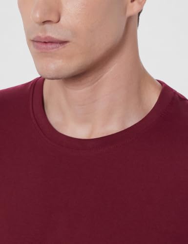 Image of Veirdo 100% Pure Cotton Drop Shoulder Oversized Baggy Fit Half Sleeve Plain Solid Round Neck Multicolor T-Shirt Combo for Men (Pack of 3) (Sizes S-2XL)
