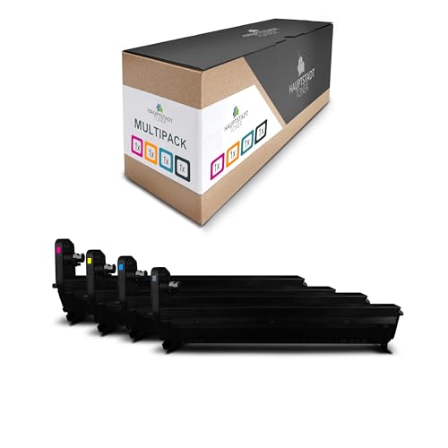 HAUPTSTADT TONER Tambor en set 4X compatible con Oki C5650 C5750 sustituye a 43870005 08