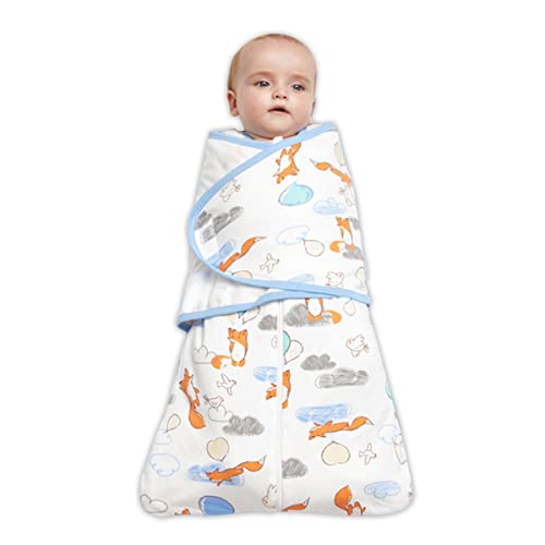 Fauxpont Saco de dormir para bebé, 0.5TOG de algodón orgánico suave, 3 en 1 sin mangas para bebé, de 0 a 6 meses para todas las estaciones