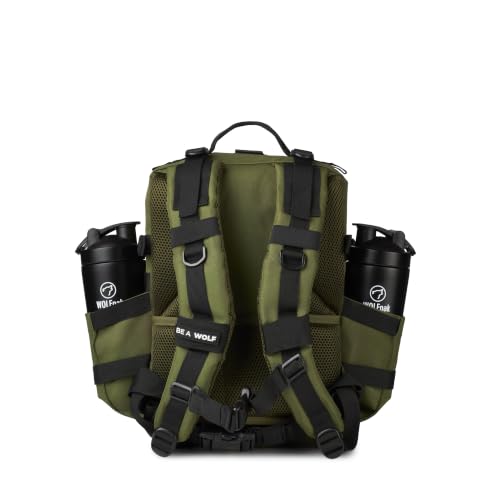 Image of WOLFpak 25L Athletic Gym Backpack - Durable 1000D Waterproof Oxford Material with MOLLE Webbing, Laptop Pocket