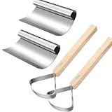 LZLUCKCOME 4PCS Fleshing Scraper Set