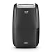 De'Longhi Tasciugo AriaDry Multi -2 en 1 Deshumidificador Doméstico Portátil y Purificador de Aire, Extracción de Humedad 21L/Día, Secadora, Antimoho, Wi-Fi y Alexa, Pantalla LCD, Gris (DDSX220WFA)