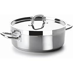 Cacerolas Acero Inoxidable Lacor Lacor - 54040 - Cacerola Con Tapa Chef Luxe 40 Cm Inox