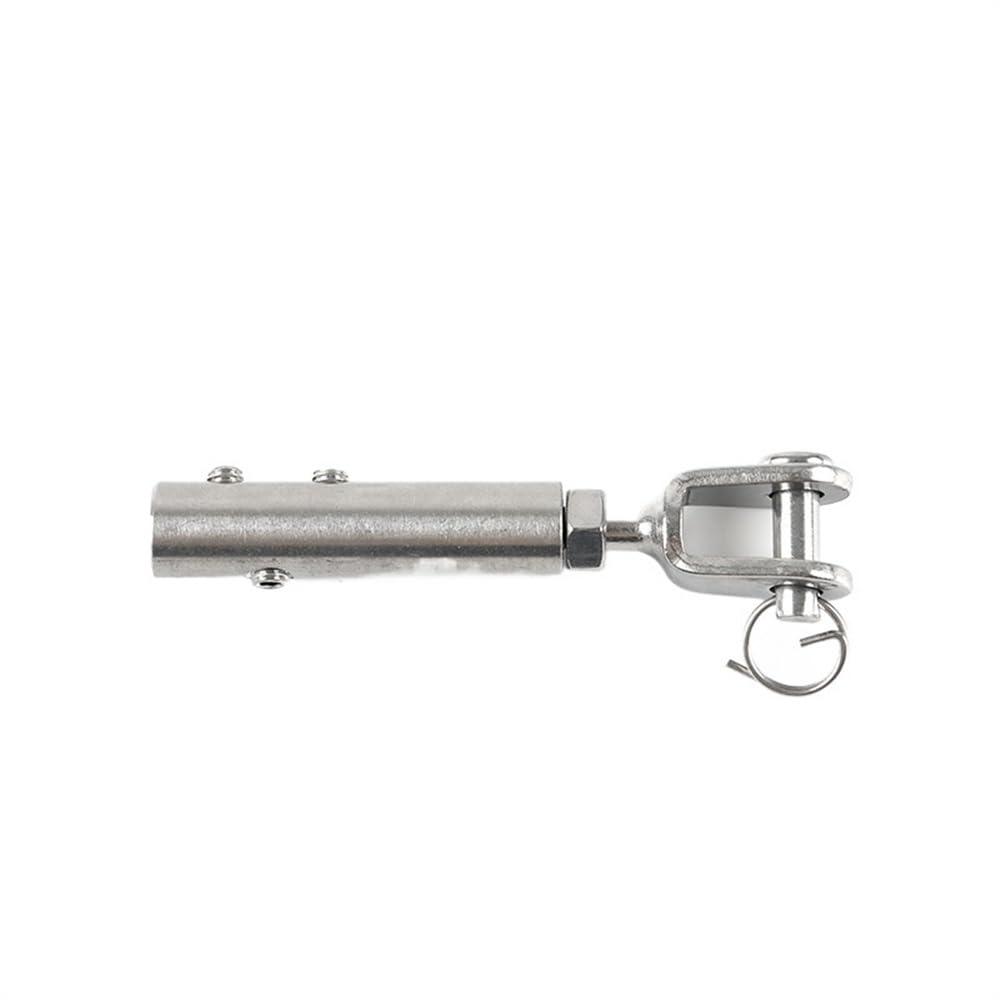 Abrazaderas De Cuerda De Cable 10 Uds 1,5/2/3/4/5/6mm Hilo de Acero Inoxidable 304 Cable barandilla Cuerda Horquilla Tensor Hebilla Terminal Montaje Clips De Cuerda De Cable(3mm)