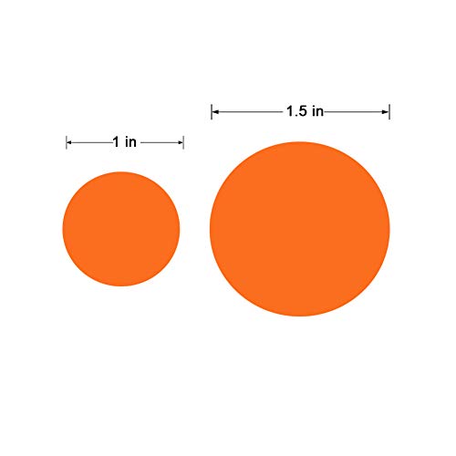 Hcode 1 Inch Color Coding Label Price Stickers Garage Sale Stickers Blank Yard Sale Round Permanent Adhesive Dots Stickers Glossy Writable Paper Labels 1000 Pieces #TOP4