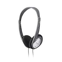 Panasonic RP-HT030E-S Leichter Kopfhörer, faltbarer On-Ear Kopfhörer, reisefreundliches Design, 1,2 m Kabel, XBS, 3,5-mm-Klinkenstecker, Silber
