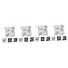 Beaupretty 4 Set Organizzatore Di Assorbenti Igienici Borsa Trasparente Marsupio Spazzatura Borsa Per Il Trucco Trapuntata Organizzatore Di Tovaglioli Disposizione Lino Di Cotone 4 Pezzi*4 immagine