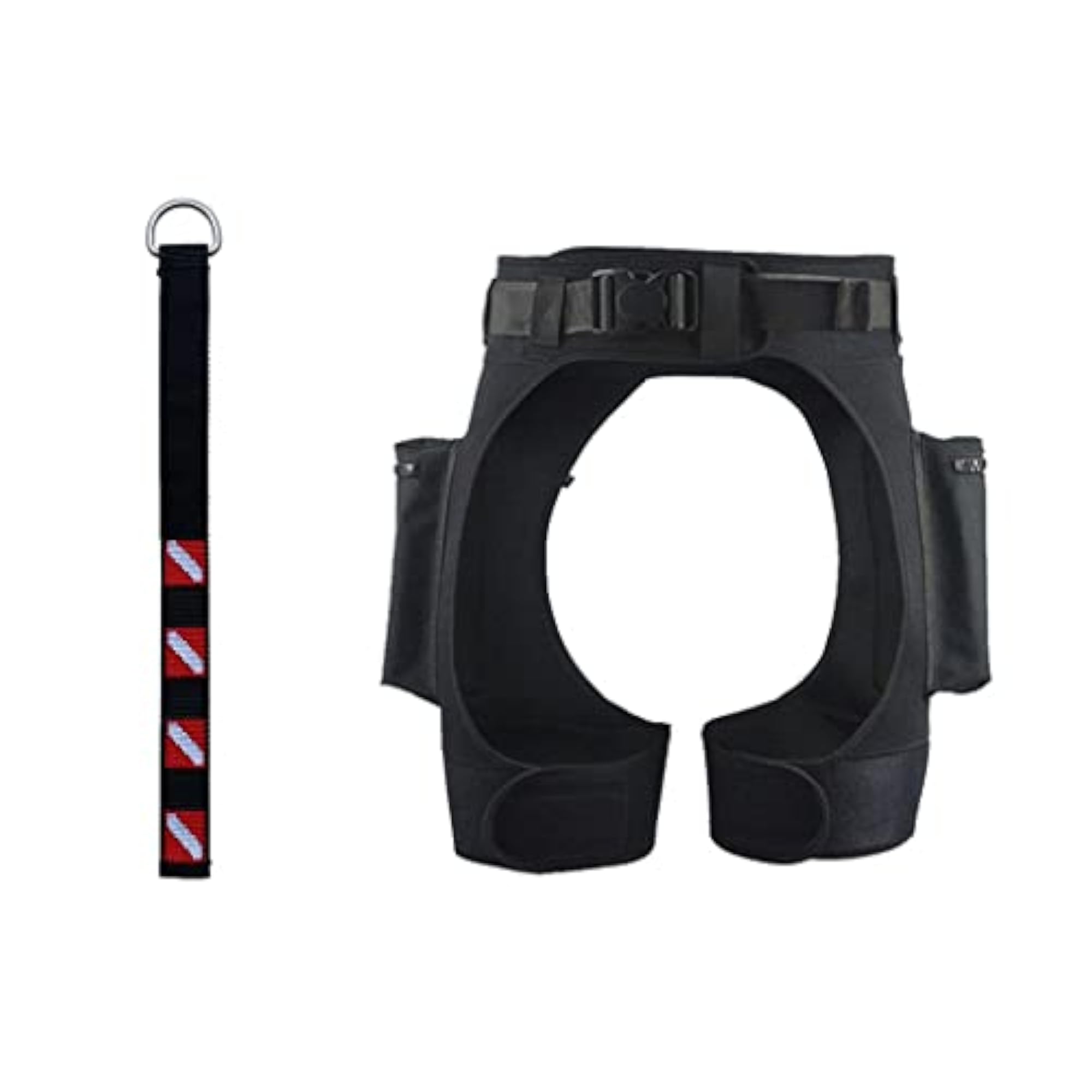 Scuba Diving Weight Shorts with Wrist Strap