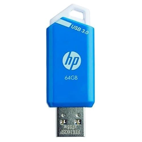 HP Clé USB x755 64GB USB 3.1, Vitesse de Lecture jusqu'a 75MB/s