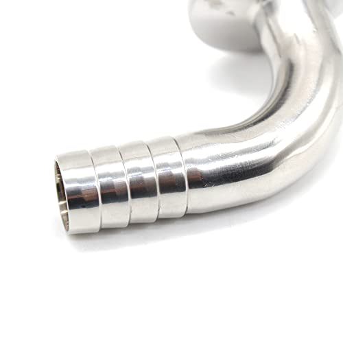 Adaptador de manguera OD 45mm en codo de 90 grados para fontanería 6