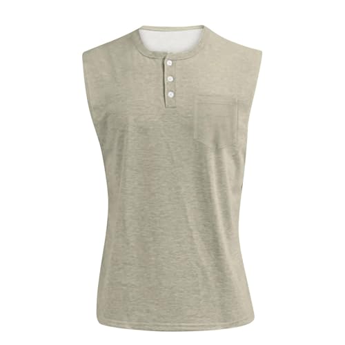 Sleeveless T Shirts for Men Vintage Polo Tank Tops Plus Size Summer Muscle Shirts No Sleeve Cut Off Henley Shirt4