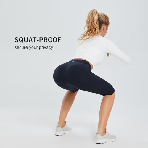 Baleaf High-Waist Capri Leggings with Phone Pockets — view 6
