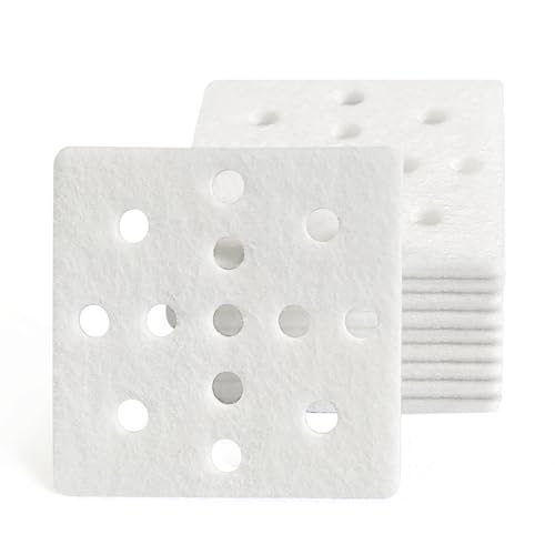 Livatro 10-Pack Humidifier Replacement Filters, Mineral Absorption Pads, Exclusively for 6001 Model, Improves Humidification Efficiency by Capturing Fine Water Particles, White