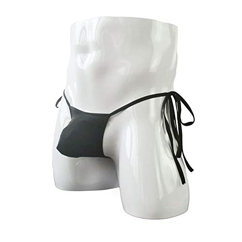 Mens Translucent Ice Silk Thong Adjustable G-Strings Underwear3