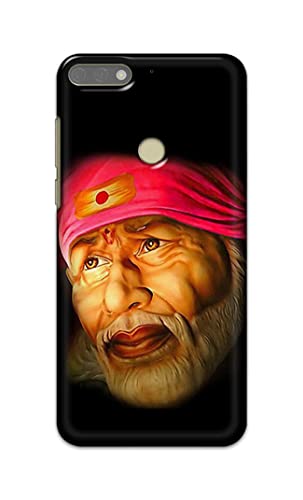 Image of PRINTFIDAA Sai Baba Lord Shiridi Great God Hinduism Religious Hard Back Cover for Honor 7C / Huawei Y7 Prime (2018) / Y7 (2018) / Nova 2 Lite Back Cover -(P6) KAT1002