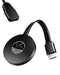 Dongle Wireless Display Adapter Miracast Airplay DLNA Compatible Android iOS Windows Mac,Clé HDMI sans Fil 1080P, Chrome Cast Crome Chromecast TV Boitier Smart Toutes Les Chaînes Gratuite