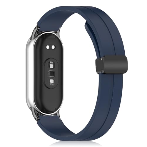 [RanBluu] �o���h Xiaomi Smart Band 10/9/8 �Ή� �����o���h �}�O�l�b�g Mi band 10/9/8 �X�}�[�g�E�H�b�` �ւ��x���g �����x���g �X�|�[�c�X�g���b�v �V���R���� �h�� �ϊ��� �������߉\ �_�[�N�u���[