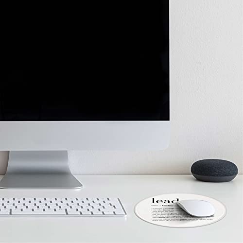 Znzd Leader Definition Mouse Pad 7.9 X 7.9 Inch,Inspirational Leadership Non-Slip Rubber Base Mousepads For Home Office College Dorm Desk Decor,Team Leader Gifts For Women Men Leaders #TOP2