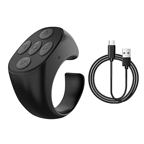 Fingertip Wireless Bluetooth Remote Control, TIK-to-k Remote Control APP Kindle
