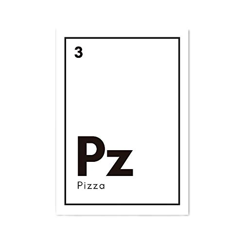 Arte Maníacos Quadro Decorativo Pizza Elemento - 23x16,25cm