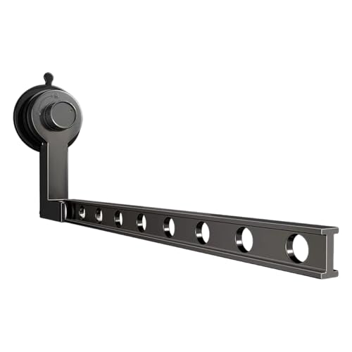 多目的吸引ハンガー吸盤衣類乾燥機折りたたみ式寮や狭いスペース用アルミ省スペース