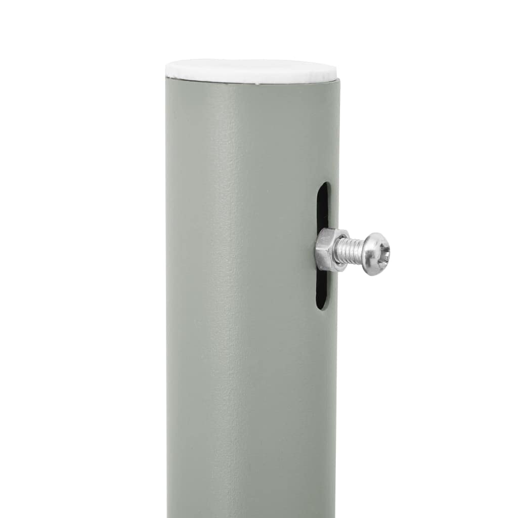 Toldo Lateral retráctil de jardín Gris 100x500 cm Toldo Horizontal Exterior Toldos Laterales Exterior Toldos Cortavientos Separador Terraza Exterior Toldo para Patio Balcon Jardin