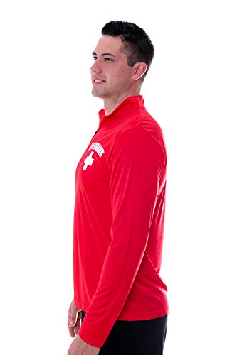 LIFEGUARD Officially Licensed Mens 1/4 Quarter Zip Active Performance Long Sleeve Shirt3