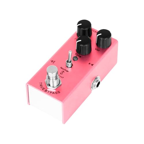 Aluminum Alloy Guitar Effects Pedal with Fuzz Reduction