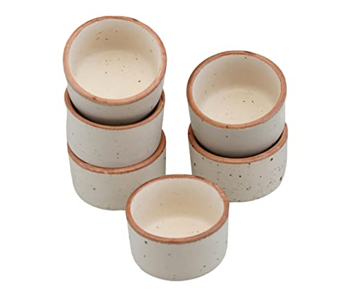 Image of Freakway Ceramic Classic Bowl - 40ml, Set of 6, Off-White