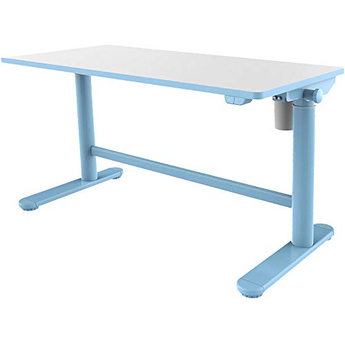 Critter Sitters 20-In. Electric Blue Stand Or Sit Desk For Children With Adjustable Height,Blue, White,Csdesk-Blu #TOP30