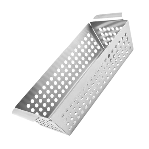 POPETPOP Outdoor Grill Pan Set Stainless Steel Bbq Supplies with Grill Basket Tray