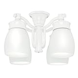 Casablanca 99088 Outdoor 4 Light Fixture, Snow White
