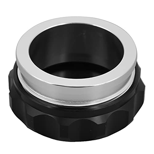 Fuel Tank Filler Neck Aluminum Cap Kit 1.9in Inner Diameter, Universal Fit, Black - Durable Corrosion Resistant, Easy Installation for Car Engine (Black)